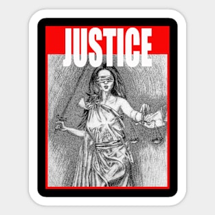 Lady Justice Sticker